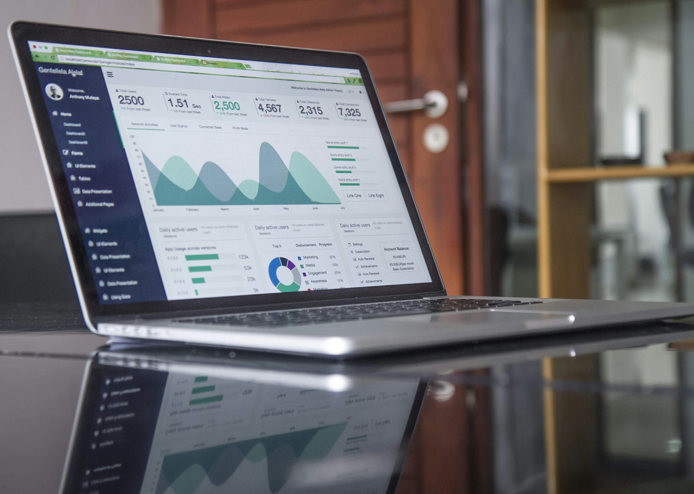 Manchester SEO company - laptop on the table