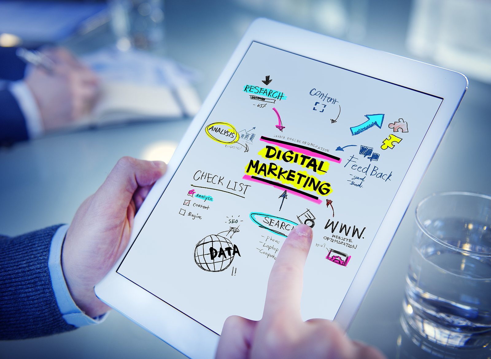 Manchester digital marketing agency - Digital Marketing Branding Strategy Online Media Concept
